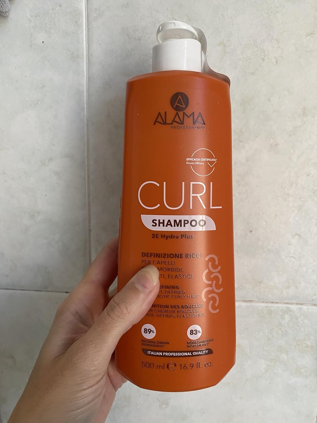 Profesjonalny szampon do włosów kręconych z erytrytolem