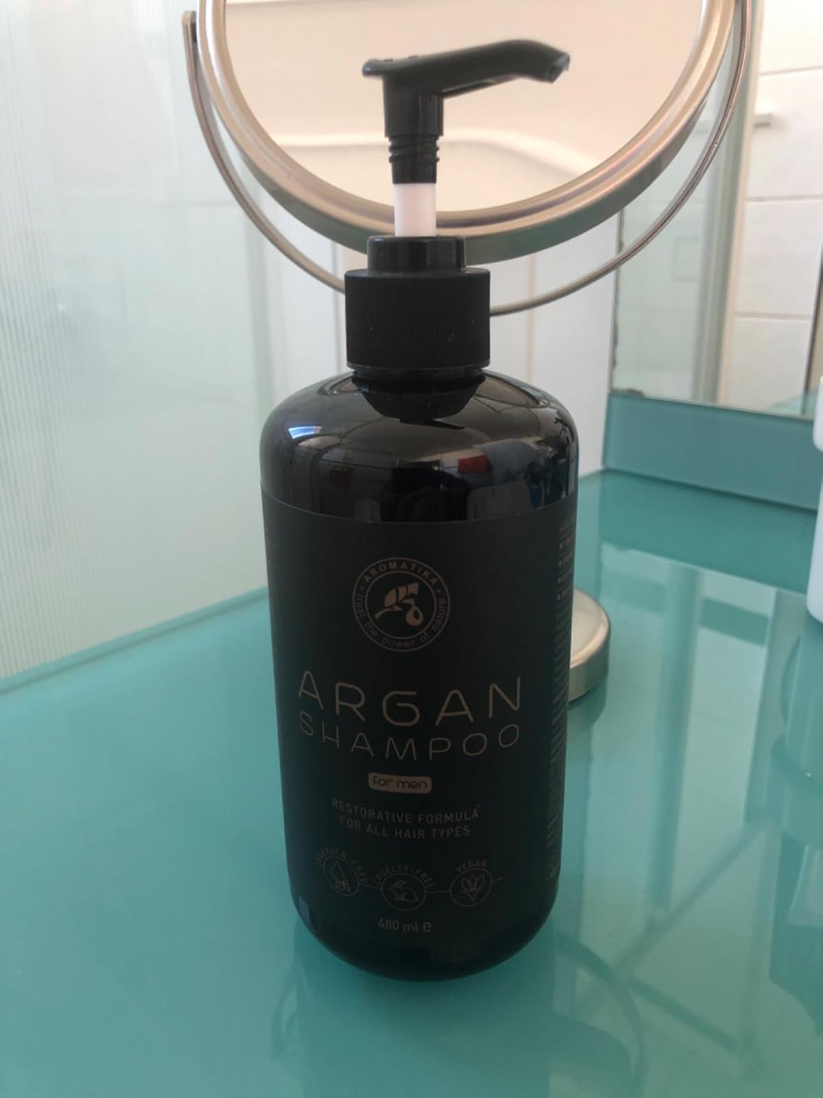 Naturalny szampon z olejkiem arganowym dla mężczyzn